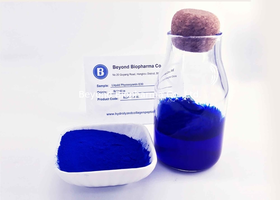 Gıda Pigment Sıvı Phycocyanin E30 için Mavi Spirulina Sıvı Özü